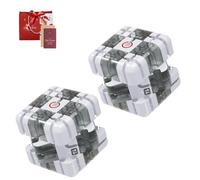 3D Rolling Ball Maze Cube, 3D Maze Cube for Play Learning And Stress Relief, Puzzle for Adults And Kids (2pcs B)