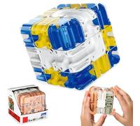 3d Rolling Ball Maze Cube, Hand-Eye Coordination & Cognitive Skills Game, Educational Gift for Family Fun and Stress Relief (1PC B)