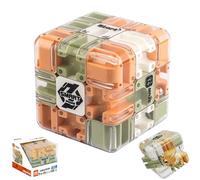 3D Rolling Ball Maze Cube, Large Labyrinth 3D-Puzzle Maze Cube, Fun Brain Teaser Challenge Game, 3D-Puzzle Magic Cubes & Ball, Marble Labyrinth Gift for Adults Teens (Normal)