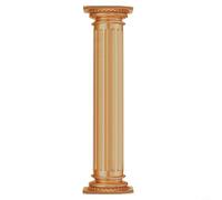 3D Roman Column Wall Sticker Faux Stone Pillar Decal Gr rchitecture Mural for Living Room TV Background Bedroom Feature Wall Art Peel and For Waterproof PVC Wall Cover(LMZ-005)