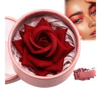 3D Rose Blush & Highlighter, Cream to Powder Flower Petal Blush Makeup Gift for Women, Soft Natural Nude Dewy Finish Shimmer Buildable Face Rouge Highlighter Contour Makeup for Cheeks(#5)