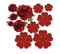 3D Rose Flower Metal Die Cuts, Wedding Leaf Cutting Dies for DIY Scrapbooking, Card Making