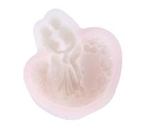 3D Rose Heart Shape Silicone Molds for Making Soap Wedding Decoration Fondant Chocolate Baking Tool Silicone Heart Mold for Wedding