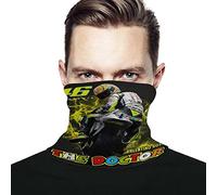 3d Rose Valentino Rossi Men's & Women's Microfiber Neck Warmer Gaiter Stretchy Face Cover Half Mask Tube Scarf Versatility Bandana Headband Headgear