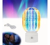 3D Rotating Aurora Night Light - Dimmable, for a Romantic Starry Atmosphere, Seven Color Gradual Rotatings, Soft Glow Auroras Night Light for a Romantic Starry Atmosphere (1Pcs)