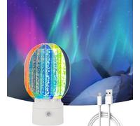 3D Rotating Aurora Night Light - Rechargeable,Dimmable,for a Romantic Starry Atmosphere,360° Rotating Soft Glow Aurora Night Light,Northern Lights Aurora Projector Light,For Living Room,Home Décor