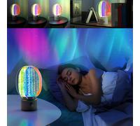 3D Rotating Aurora Night Light, Upliftjoys 360° Rotating Soft Glow Projector - Dimmable, for a Romantic Starry Atmosphere, for Home, Room Decor