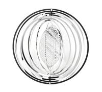 3D Rotating Wind Spinner, Hanging Garden Ornament with Spiral Design