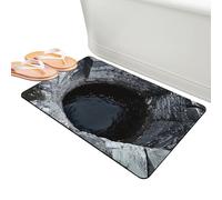 3D Rug - Realistic Trap Bottomless Hole Door Pad | 3D Hole Rug | for Indoor Outdoor Home Living Room Bedroom Kitchen Bathroom Porch Entrance Stair Zone Playroom Bath Welcome Decor