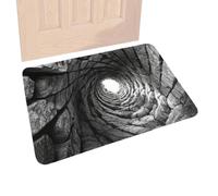 3D Rug with Optical Effect Illusion Doormat Non-Slip Absorbent with