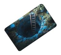 3D Rug with Optical Illusion Effect, Decorative Aesthetic Non-Slip 3D Visual Effect, Illusion Mat | For Kitchen, Bathroom, Entrance, Porch, Indoor