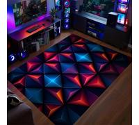 3D Rugs - 80x150 Cm Rug - Cool Energy Crystal Velvet Floor Mat Optical Illusion Area Rug Pop Low Pile Soft Washable Mat Dazzling Non-Slip Carpets for Computer Room, Living Room, Laundry, Girls Room
