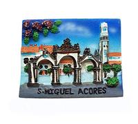 3D S.Miguel Azores Portugal Fridge Magnet Travel Souvenir Gift Collection Home & kitchen Decoration Magnetic Sticker Azores Refrigerator Magnet