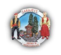 3D Sarajevo Bosnia Refrigerator Magnet Tourist Souvenirs Stickers,Home & Kitchen Decoration Bosnia Fridge Magnet from China