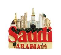 3D Saudi Arabia Fridge Magnet Travel Souvenir Refrigerator Magnetic Sticker Hand Painted Craft Collection