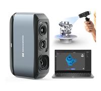 3D Scanner for 3D Printing, Handheld 3D Model Scanner with 0.03mm High Detailed Precision, 24-bit Color Camera, Anti-Shake Lenses, Compatible with Windows/MacOS, Moose Premium Package