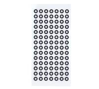 3D Scanning Dot Markers, 3mm 6mm Reflective Dot Markers Sheet for 3D Scanning Dots and 3D Tracking Dots Tear Proof Stickers for Reference Points