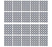 3D Scanning Marker 3 Pack High Reflective Motion Tracking Stickers Precut Sheets for Automotive and Biomechanical Studies