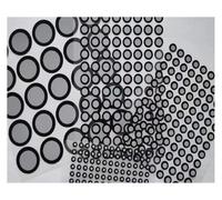 3D Scanning Marker/Dots/Stickers 3d Scanning Markers/Dots/Stickers, Reflective Film Marking Point For 3D Scaning And Optical Tracking for Assisted Positioning, Calibration(Inner 6 outer 10mm(1000))