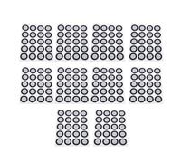 3D Scanning Markers Dots 12mm ID 19mm OD Precise Tracking Reference Point Marker Diffuse Reflection Marking Dot for Accurate Tracking(3000PCS)