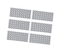 3D Scanning Markers, High Reflective Tracking Dots for 3D Scanners Motion PET Adhesive Reference Targets 6mm Inner 10mm Outer 1000 Pcs 20 Sheets