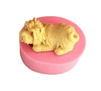 3D Schnauzer Dog Silicone Molds Resin Clay Soap Candle Mold Cake Decorating Tools DIY Baking Candy Chocolate Gumpaste Moulds
