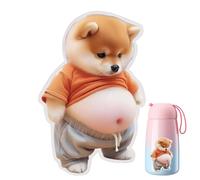 3D Scrapbook Stickers - Dog Squeeze Belly Decals - Skateboard Sticker - for Kids Girls Teens Adults Party Favors Phone Case Scrapbooks Planner Journals Computer Laptops