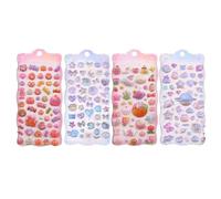 3D scrapbooking sticker, 9.5 x 20 cm, sea character, cute stickers, for children's teacher school, kindergarten, kindergarten, classroom, notebook, textbook, tablet, perfect for decoration