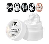 3D Sculpting Gel | 3D Solid Nail Gel | 5ml Non-Sticky Manicure Builder for Design Molding Carving Extension Home Beginner Women Girls