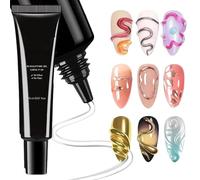 3D Sculpting Gel - Powder Shaping Glue, Molding Nail Putty Gel | Achieve Perfect Dimensional Nail Effects, Inspires Creative Freedom, Simple To Mold And Shape, Creates Intricate Raised Designs