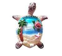 3D Sea Turtle Hurghada Egypt Fridge Magnet Red Sea Souvenir Gift Decoration Magnetic Sticker Collection