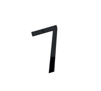 3D Self Adhesive House Numbers, 3D Acrylic Door Number Sign Plaque Multicolor 0-9(Black 7)