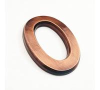 3D Self Adhesive House Plaque Numbers 70mm 0-9 Letters A-Z ABS Plastic Red Copper Sticker Modern Door Address Number Hotel Electroplated Digit Plate Sign for Home Room Yard Street Mailbox Bins (O)