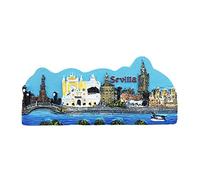 3D Sevilla Seville Spain Refrigerator Fridge Magnet Tourist Souvenirs Handmade Resin Craft Magnetic Stickers Home Kitchen Decoration Travel Gift