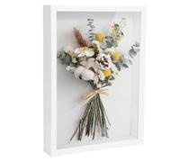 3D Shadow Box A4, Deep Wooden Picture Frame Display Box for Tabletop and Wall (22.7x31.4cm)