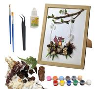 3D Shadow Box, Box Display Photo Frames, Shadow Box Frames with Dried Flowers, 3D Deep Photo Frames, for Wall Desk Decor Christmas, Photos, Flowers