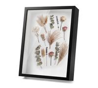 3D Shadow Box Frame, Deep Picture Frames Box Display Wooden Deep Boxes Frames 30×40cm 3D Picture Frame for Crafts Memorabilia Flower Tickets Medal (Black)