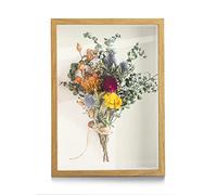 3D Shadow Box, Shadow Box Flowers 8.8X12.4X2.3In Picture Frame Deep Box, Deep Picture Frame Multifunctional Shadow Box Frame Large, Deep Box Frames For Medal, Flower & Crafts Display (wood colour)