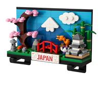 3D SHAPEFARM | Wall Mount Compatible with Lego Postcard (1.4 x 2.5 x 4.8 cm) | Made in Italy Made in Italy PETG Plastic, Durable, Complete with Screws, Made in Italy, Ideal for Your Lego Collection