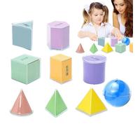 3D Shapes for Teaching, 3D Appearance Area Demonstrator Set, 3D Learning Tools, 3D Model Demonstration Kit, Portable Manipulative in the Classroom, Funny School Material for Girls