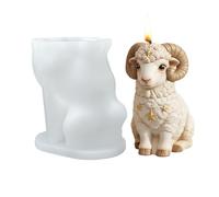 3D Sheep Silicone Candle Mould | Sheep Candles Casting Mould for Making | Cute Lamb Shaped 3D Mould for Crafts - For DIY Lovers Celebration Soap Plaster Jewellery Resin Clay Chocolate Crafts