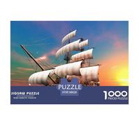 3d Ship,sailing-ship Jigsaw Puzzle Waterproof 1000 Piece for Adults Colourful Challenging Games