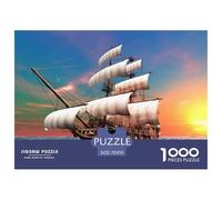 3d Ship,sailing-ship Jigsaw Puzzle Waterproof 1000 Piece for Adults Colourful Home Decoration