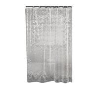 3D Shower Curtain, 1 Pcs Clear Shower Curtain, Mould Proof Resistant Waterproof and Antibacterial, for Wet Room, Bathroom, Shower Stall, Bath Tub