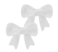 3D Silicone Bow Earphone Bowknot Cute Earphone Decoration for Study, Work, Travel, Travel, Party and Streaming