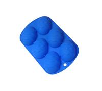 3D Silicone Egg Mold - Non-Stick Chocolate Mold, Six Cavity Baking Tray, Durable Flexible Food Grade Material | Ideal for Making Candy, Cake