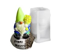 3D Silicone Gnome Mold - Flexible Mould for Decorating, Baking, Resin, Epoxy, Soap | Creative for Party Decoration Winter Autumn and DIY Crafts