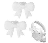 3D Silicone Headset Butterfly Cosplay Accessory with Bow Tie Shape | 2 Pieces Earphone Ornaments for Women for Party, Streaming, Study, Work, Travel and Travel