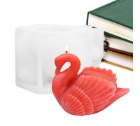3D Silicone Mold - Swan Shape Candle Mold, Crafting Molds Kits | DIY Resin Chocolate Cake Plaster, Handmade Candle Creation, Flexible Silicone Form, Creative Crafting Tool for Home Art Projects