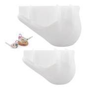 3D Silicone Molds for Epoxy Resin, 2Pcs Bird Shape Craft Molds Set, Large & Small Unique Resin for DIY Home Decor, Candles, Concrete Crafts